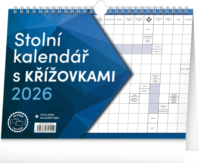 Namizni koledar z križankami 2026