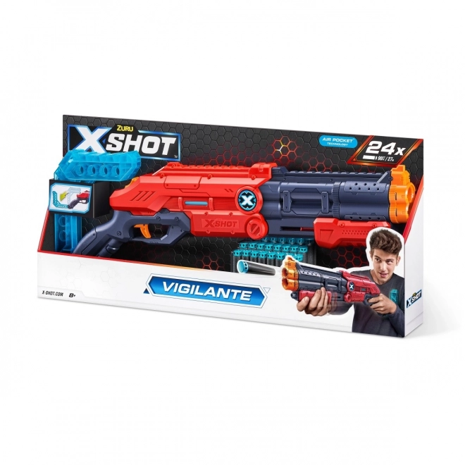 ZURU X-SHOT EXCEL Vigilante izstreljevalnik 24 puščic