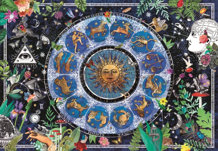 Clementoni Puzzle Astrologični zemljevid 1000 kosov