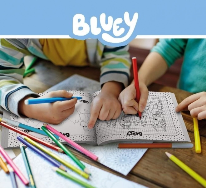 Šolski komplet za risanje Bluey