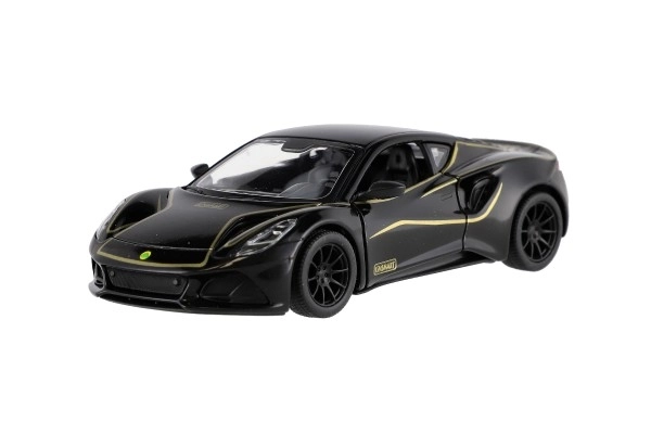 Auto Kinsmart Lotus Emira 1:38 kov/plast 12,5cm 3 barve na vzvratno navijanje 12 kosov v škatli