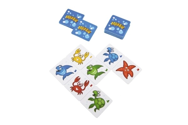 Aquario družabna igra v pločevinasti škatlici 13x13x7,5cm