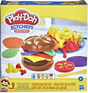 Play-Doh Kuhinja Burger in Pomfri