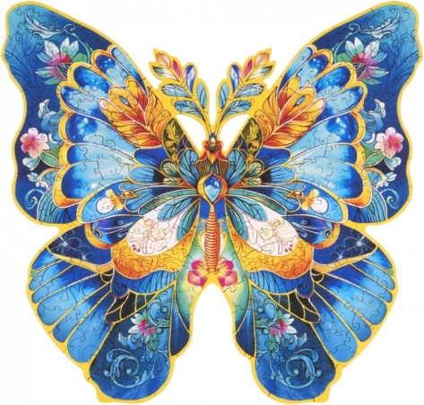 Lesene sestavljanke Metulj Morpho Helena