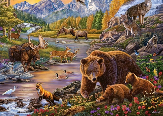 Ravensburger sestavljanka Divjina XXL 500 kosov