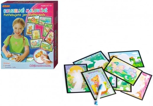 čarobno barvanje z vodo – set 8 kosov