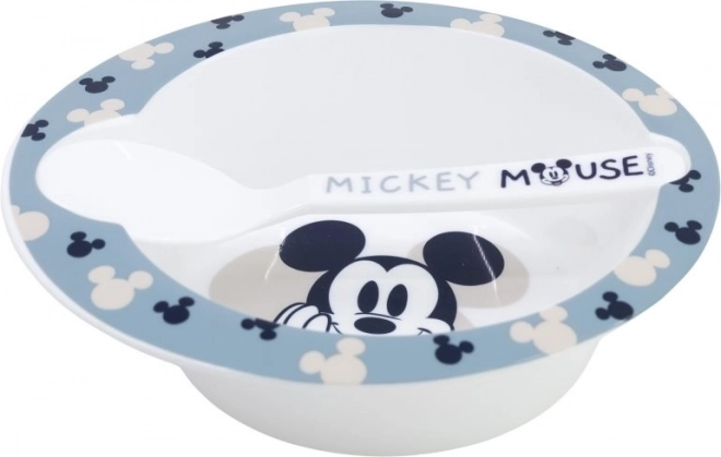 STOR Skleda z žličko Mickey Mouse