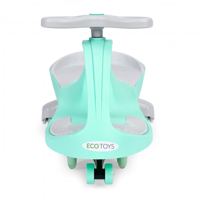 Wiggle Car z osvetljenimi kolesi zelen ECOTOYS