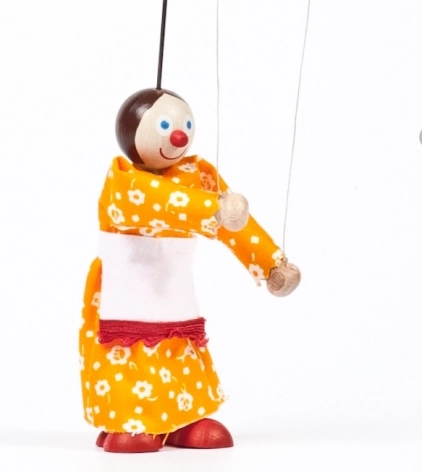 Gerlich lesena marioneta mamica Boženka