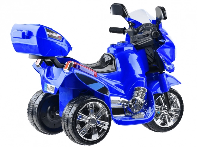 Otroški športni motocikel z barvno LED osvetlitvijo – Modra