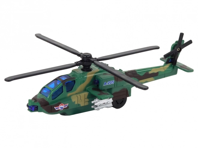 Vojaški helikopter Vojaški helikopter Aluminijasta zmes Zvočna osvetlitev