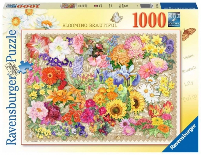 Puzzle 1000 kosov Cvetlični razcvet