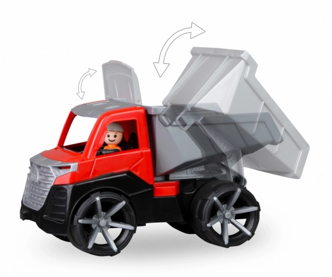 Auto Truxx 2 tovorni prekucnik plast 26cm s figuro 27x15x16cm 24m+