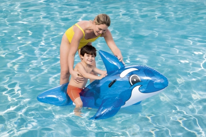 Plavajoči delfin z ročaji Prozoren 1,57 m x 94 cm