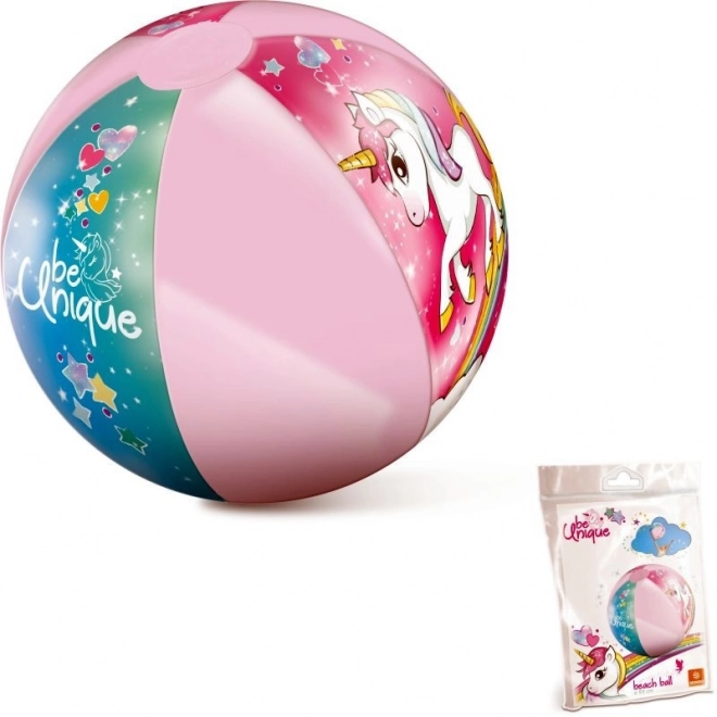 Napihljiva žoga z motivom samoroga 50 cm