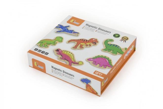 Leseni magneti 20 kos - dinozavri