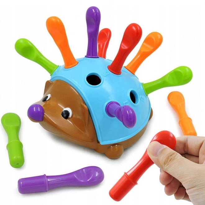 Woopie izobraževalna igra ježek sorter Montessori 4v1