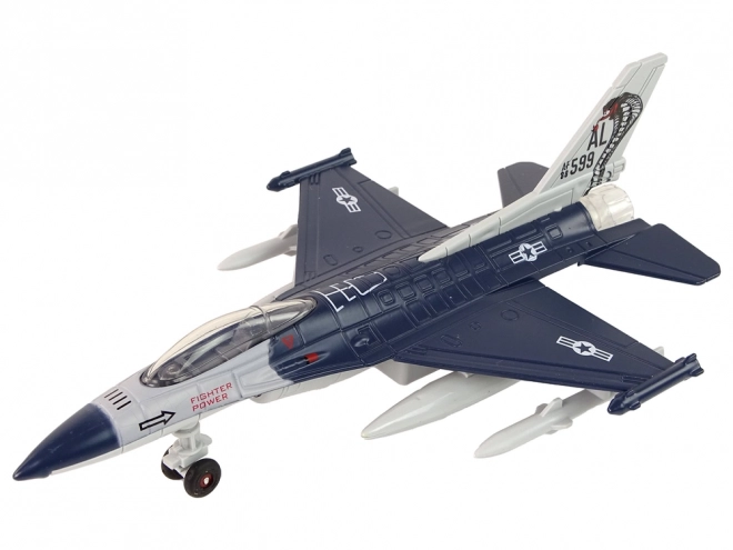 Funkcionalni model letala z osvetlitvijo in zvoki 1:72