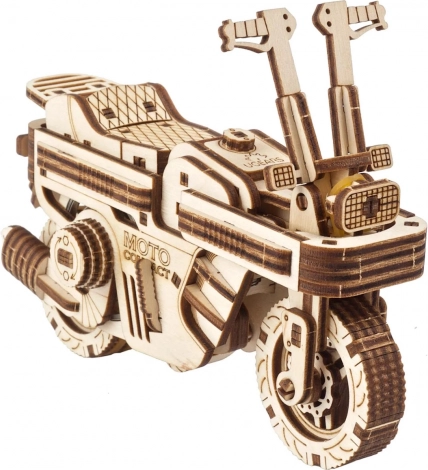 Ugears lesene mehanske sestavljanke – zložljiv skuter