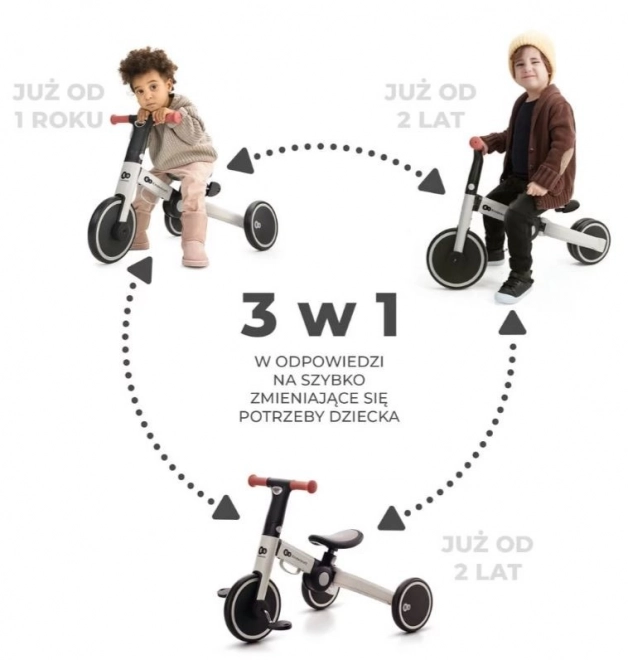 Trekolesnik 4TRIKE SREBRNO SIVA