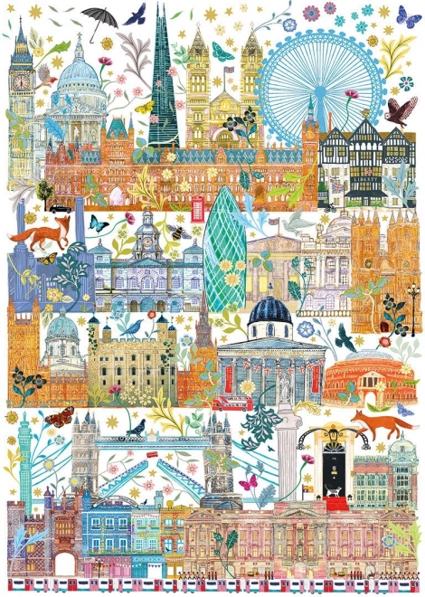 GIBSONS Sestavljanka Londonska panorama 1000 kosov
