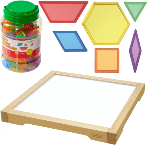 Masterkidz LED senzorična omarica panel Montessori Mozaika 140 kosov