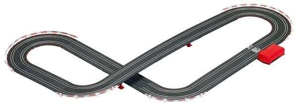 Autostaza Carrera GO!!! 63518 F1 4,3m + 2 avtomobila na baterije v škatli 54x36x7cm