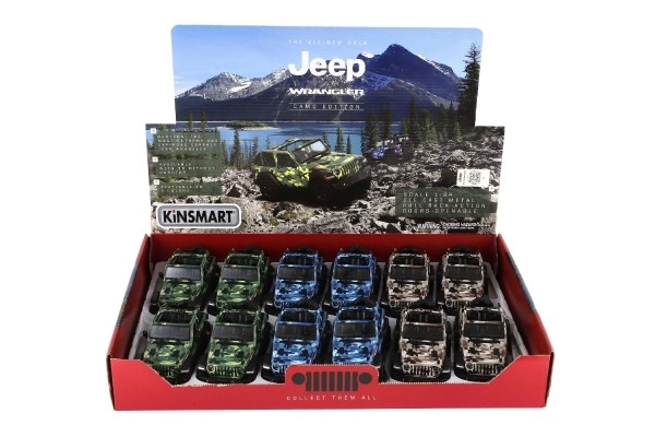 Auto Jeep Wrangler Camo izdaja kovina/plast 13cm