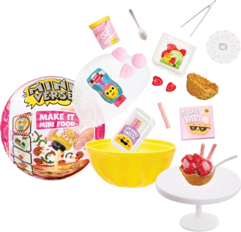 MGA Mini Verse Make It Mini Food: Diner – zbirateljska krogla Series 2