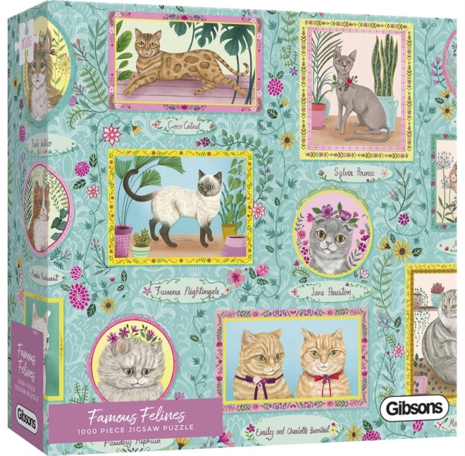 Gibsons Puzzle Slavni Mački 1000 Kosov