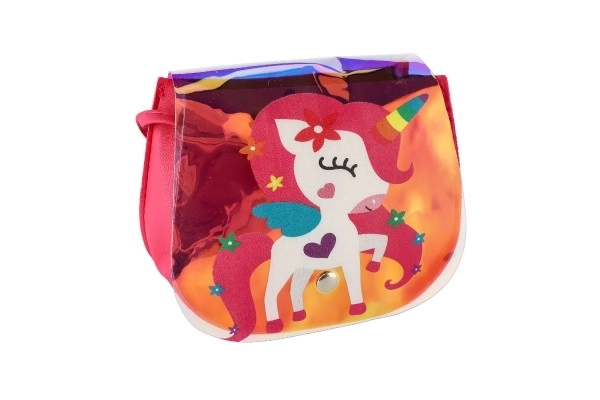 Torba/Mavrica samorog torbica plast 4 barve v vrečki 17x15x3cm