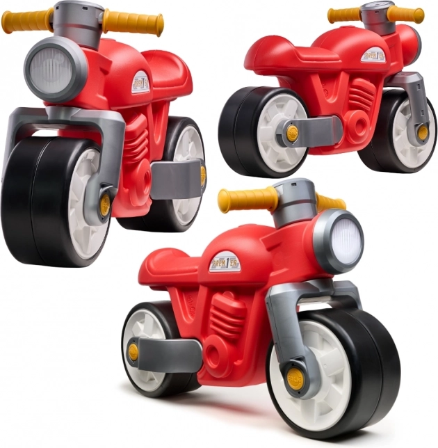 Otroški poganjalec retro motor rdeč 1+