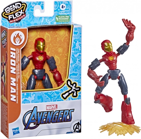 Avengers Bend and Flex upogljiva akcijska figurica 15 cm
