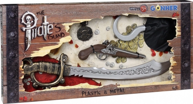 Pirati set z mačeto (Gonher)