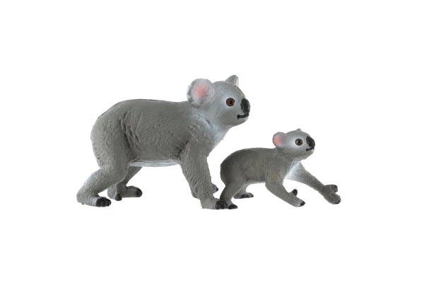 Koala medvedka 2 kosa samica z mladičem zooted plast 4-6 cm v vrečki