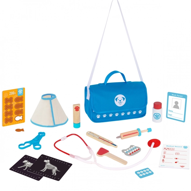 Tooky Toy veterinarski set s torbo 17 delov