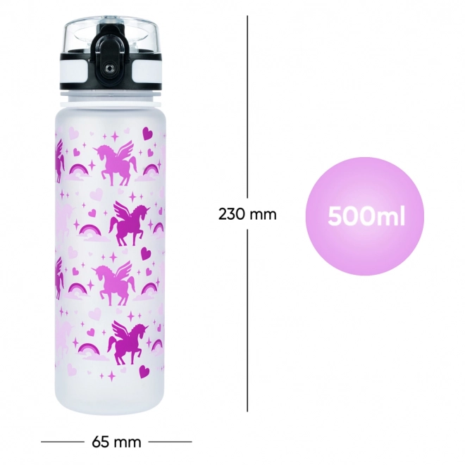 BAAGL Tritanova steklenica za pitje Kraljestvo samorogov, 500 ml
