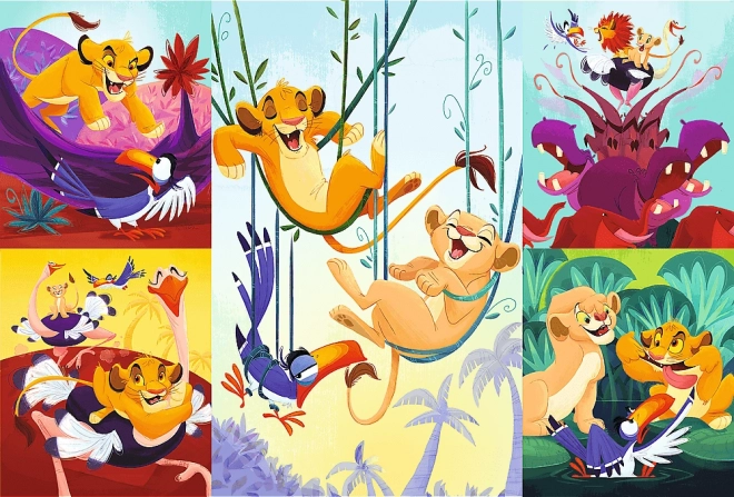 Sestavljanka 100 koščkov DISNEY LEVJI KRALJ