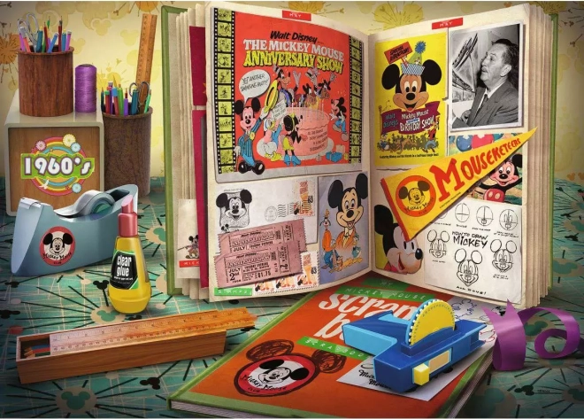 Ravensburger sestavljanka Disney Mickey – 60. obletnica, 1000 koščkov