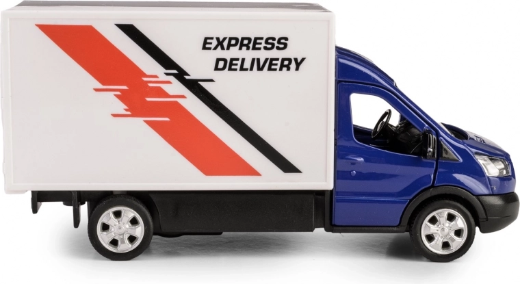 Realistični detajli in potisk Express Delivery