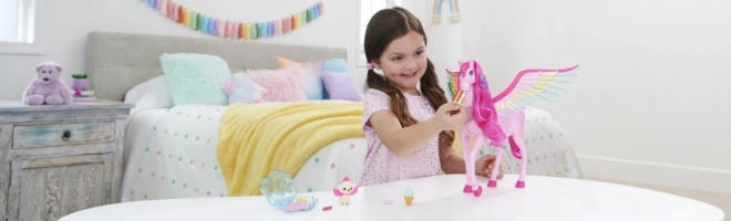 Barbie magični Pegas s svetlobnimi in zvočnimi učinki