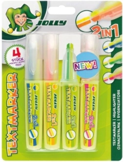 Dvobarvni označevalci - set 4 kos