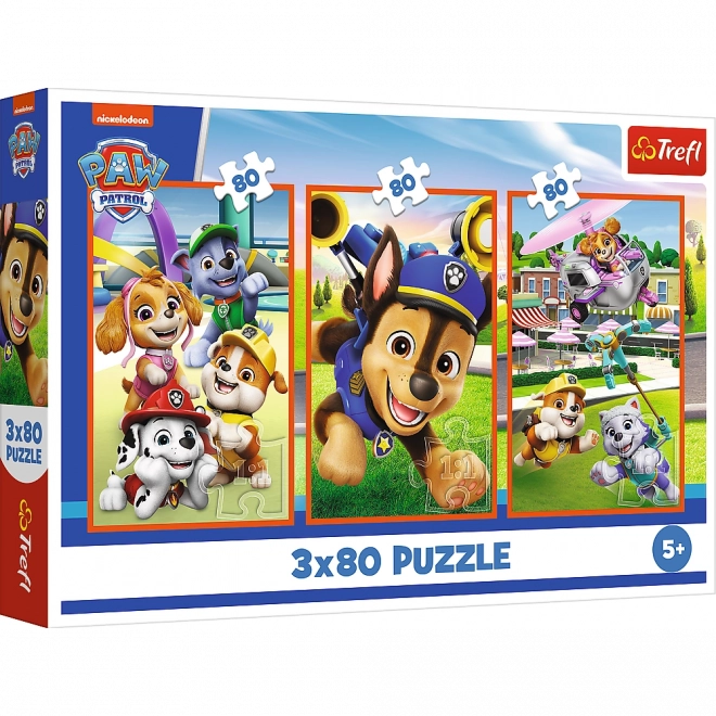 Sestavljanka 3x80 Pasja ekipa Paw Patrol