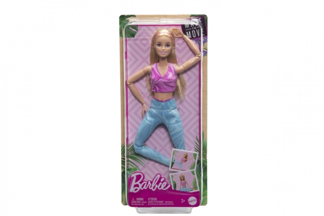 Barbie v gibanju - Blondinka z modrimi pajkicami HRH27