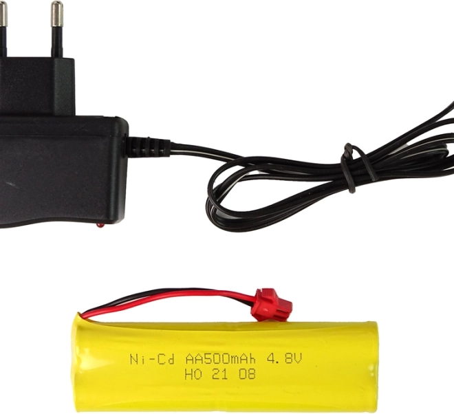 Zmogljiv akumulator 4,8 V 500 mAh z vključenim polnilnikom