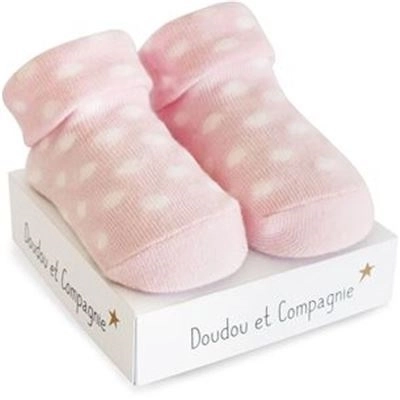 Doudou Nogavice za deklico 0-6 mes. 1 par