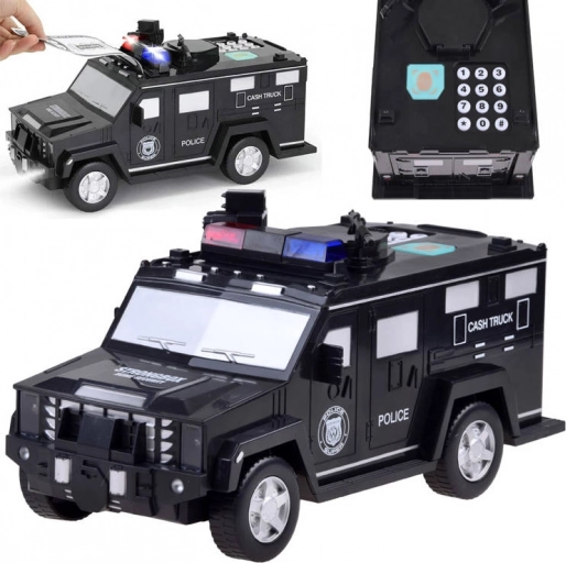policijski avto – elektronski hranilnik in sef za otroke