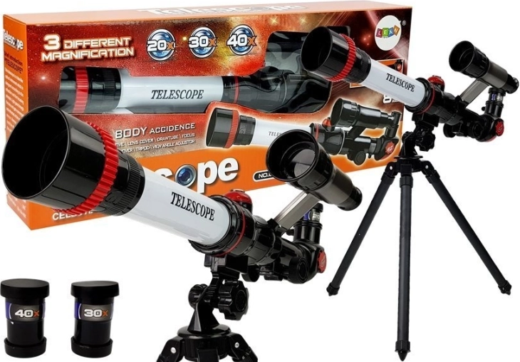 Izobraževalni otroški teleskop za astronomijo