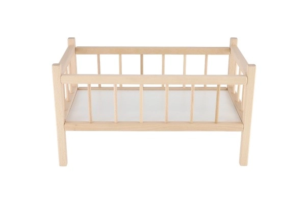 Posteljica za punčke les 49x28x28cm v vrečki