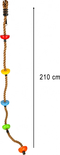 Plezalna vrv z diski za otroke 200 cm